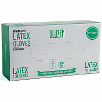 Remcoda Powder-Free Latex Gloves 4 mil Thickness - Large Size - Latex - Off White - Powder-free, Comfortable, Excellent Grip - For Healthcare, General Purpose - 100 / Box (LAT101L)
