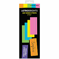 Astrobrights Ruled Handwriting Strips Skill Learning: Mathematics, Handwriting, Sight Words, Vocabulary, Spelling, Number - 100 / Pack (9104001)
