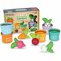 Learning Resources Hide and Seek Vegetable Garden Hide & Seek Toy - Theme/Subject: Fun, Learning - 18 Month & Up - 10 Pieces - Multi (LER3604)