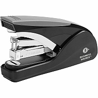 Business Source Full-strip Effortless Stapler Staples Upto 25 Sheet - Holds Upto 210 Staple - Full Strip - Front Loading - Black - 1 Each (BSN65660)