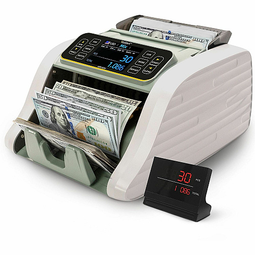 Cassida Kolibri Mixed Bill Counter Counts @ 1200 bills/min - White (KBR500)