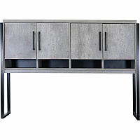 Martin Mason Concrete Laminate Unit 31" Height x 66" Width x 28" Depth - 4 Door(s) - 2 Shelve(s) - 1 Adjustable Shelf(ves) - Finish: Concrete, Stone, Laminate - Storage Space, Adjustable Shelf - For Storage, Office Supplies, Decoration - 1 Each (IMN682C)