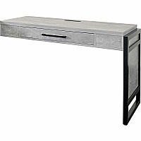 Martin Mason Concrete Laminate Unit 31" Height x 48" Width x 21" Depth - Total Drawer(s): 1 - Material: Laminate - Finish: Stone, Concrete - Grommet, AC Power Outlet, USB Outlet - For Desk - 1 Each (IMMN386RCR)