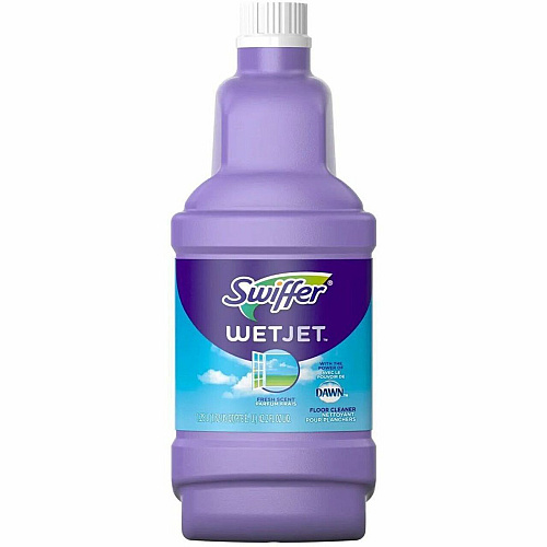 Swiffer WetJet Floor Cleaner For Floor, Multi Surface, Wood - Liquid - 42.2 fl oz (1.3 quart) - Lavender, Vanilla Scent - Quick Drying, Non-streaking, Phosphate-free - Purple - 1 Each (77811)