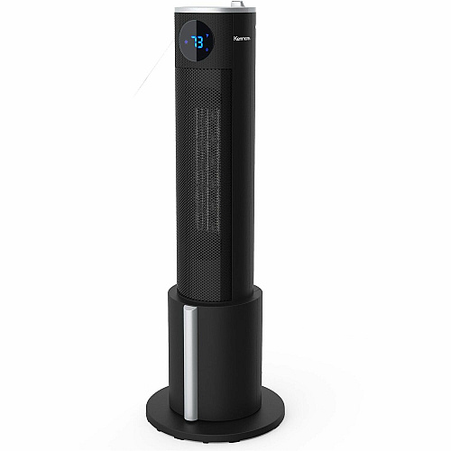ESM 29" Tower Heater with Humidifier Remote Control - Office, Room, Living Room - Tower - Black (KM65012BK)