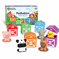 Learning Resources Peekaboo Learning Farm Farm Playset - Theme/Subject: Farm, Learning, Fun - 18 Month & Up - 15 Pieces - Multi (LER6805)