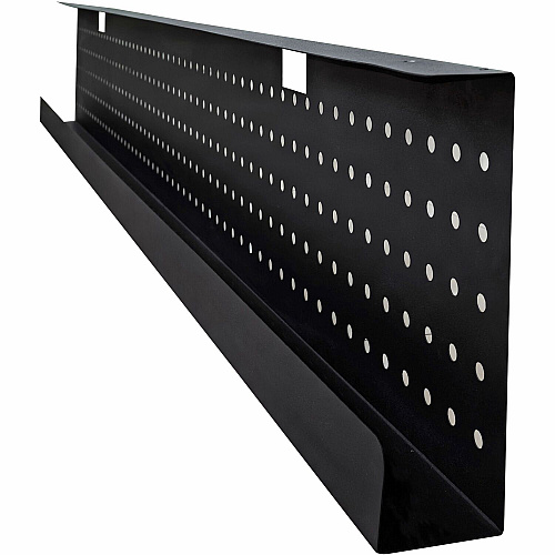 Lorell Invent Training Table Components 66" Width x 3" Depth x 10" Height x 39.37 mil Thickness - Durable - Steel - Black - 1 Each (LLR60815)
