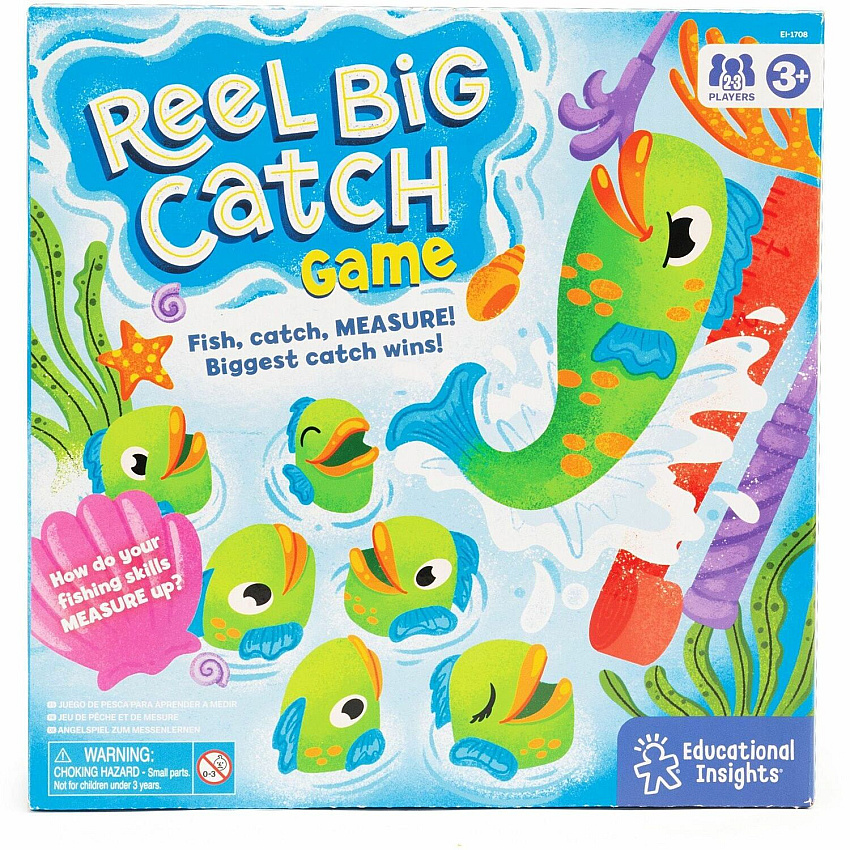 Learning Resources Reel Big Catch Game Theme/Subject: Fun, Learning - 3 Year & Up - Multi (1708)
