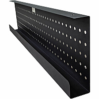 Lorell Invent Training Table Components 42" Width x 3" Depth x 10" Height x 39.37 mil Thickness - Durable - Steel - Black - 1 Each (LLR60811)