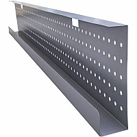 Lorell Invent Training Table Components 54" Width x 3" Depth x 10" Height x 39.37 mil Thickness - Durable - Steel - Silver - 1 Each (LLR60812)