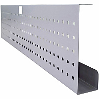 Lorell Invent Training Table Components 42" Width x 3" Depth x 10" Height x 39.37 mil Thickness - Durable - Steel - Silver - 1 Each (LLR60810)