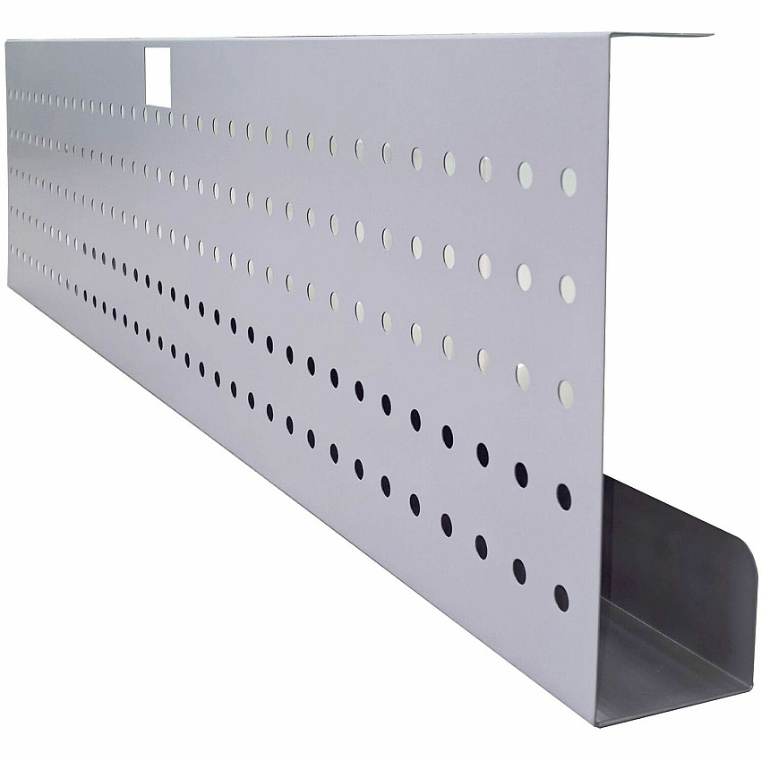 Lorell Invent Training Table Components 42" Width x 3" Depth x 10" Height x 39.37 mil Thickness - Durable - Steel - Silver - 1 Each (LLR60810)