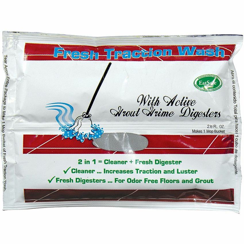 Midlab Fresh Traction Wash For Floor, Kitchen, Mortar - 2.60 oz (0.16 lb) - Dirt Resistant, Heavy Duty, pH Neutral, Slip Resistant - White - 30 / Carton (26040069)