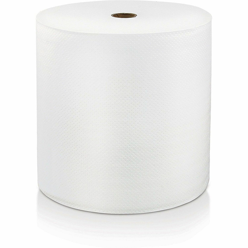 LoCor Hard Wound Roll Towels 1 Ply - 7" Width x 1200 ft Length - Bright White - Virgin Fiber - 1 / Carton (46904)