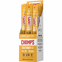 CHOMPS Chomplings Snack Sticks Gluten-free, No MSG, Preservative-free, Dairy-free, Low Sodium, Low Fat - Original Turkey - 1.15 oz - 24 / Pack (CTOTJ24)