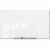 Quartet InvisaMount Magnetic Glass Board 48" (4 ft) Width x 72" (6 ft) Height - White Glass Surface - Horizontal - Magnetic - Frameless, Accessory Tray, Non-absorbent, Stain Resistant, Ghost Resistant, Scratch Resistant, Dent Resistant, Easy t (Q25F03IMW)