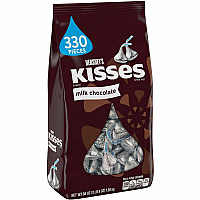 KISSES Candy Milk Chocolate - Individually Wrapped - 3.50 lb - 330 / Carton (20900054)
