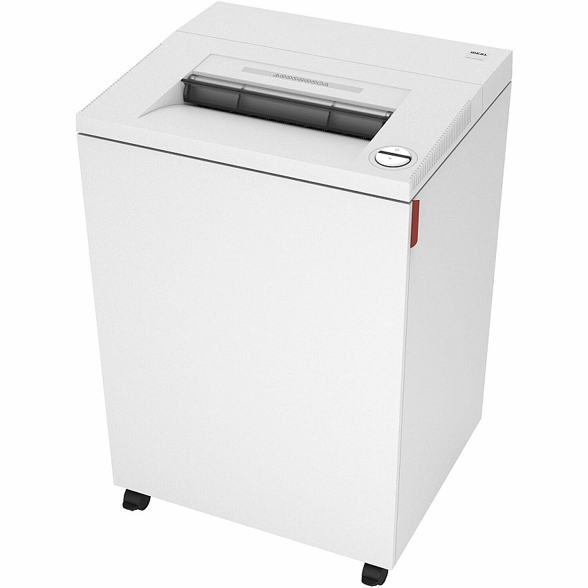 ideal. IDEDSH0320H Cross-Cut Shredder Cross Cut - 28 Per Pass - for shredding Paper - 44 gal Wastebin Capacity - White - 1 Each (IDEDSH0324H)