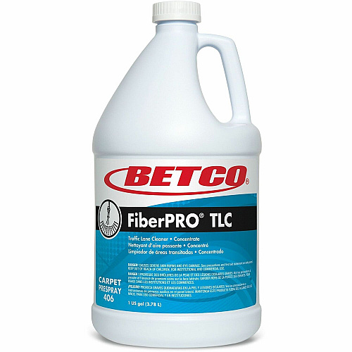 Betco FiberPro TLC Cleaner For Carpet, Fabric, Upholstery - Concentrate - Liquid - 128 fl oz (4 quart) - 13 pH - Pleasant Scent - Non-flammable, Low Foaming, Pleasant Scent, Water Soluble - Straw Bottle - 4 / Carton (4060400)