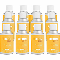 Fresh Products Fusion 3000 Metered Aerosols 6000 ft³ - Citrus Sorbet - 30 Day - Odor Neutralizer, VOC Compliant - 12 / Carton (MAIRCT)
