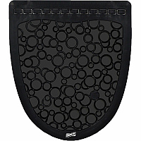 Genuine Joe Carpet Mat Restroom, Floor, Urinal - 16.75" Width x 20.500" Depth - Black - 6 / Carton (GJO85202)