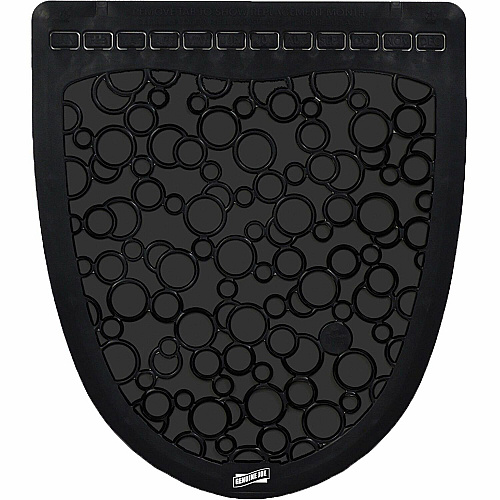 Genuine Joe Carpet Mat Restroom, Floor, Urinal - 16.75" Width x 20.500" Depth - Black - 6 / Carton (GJO85202)