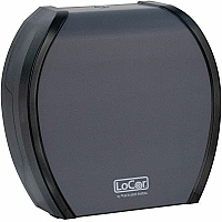 LoCor Paper Jumbo Bath Tissue Dispenser Roll Dispenser - 4.8" Height x 12" Width x 11.8" Depth - Matte Gray - 1 Each (D67032N)