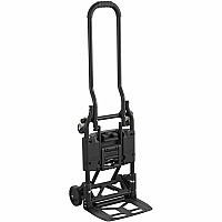 Cosco Shifter Hand Truck & Cart 300 lb Capacity - 16" Width x 32.50" Depth x 34.30" Height - Steel Frame - Black - 1 Each (12223BLK1E)