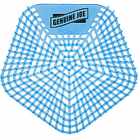 Genuine Joe Urinal Screens Lasts upto 30 Days - Dual Sided Design - 10 / Carton - Blue (GJO85189)