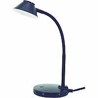 Victory Light LED Desk Lamp 3 W LED Bulb - Gooseneck, Flexible - 260 lm Lumens - Metal - Desk Mountable - Black - for Desk (VL0146P)