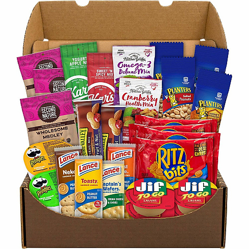 Snack Box Pros On-the-Go Snack Box Assorted - 3 lb - 27 / Carton (70000009)