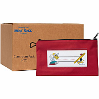 Seat Sack 25-Count Pencil Pouch Classroom Pack 1 Carton (40191)
