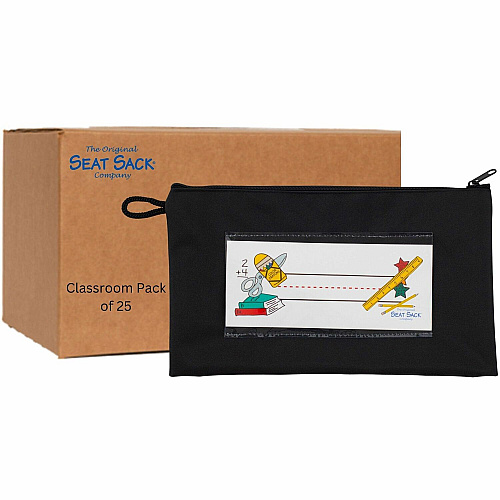 Seat Sack 25-Count Pencil Pouch Classroom Pack 1 Carton (40193)