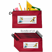 Seat Sack 10-Count Pencil Pouch with Zipper Bundle 1 Carton (10040BUNDLE)