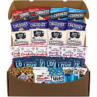 Snack Box Pros Salty & Sweet Snack Box Cholesterol-free - Assorted - 43 / Carton (70000167)