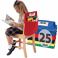 Seat Sack 25-Count 1-Pocket Classroom Pack 1 Pocket(s) - 14