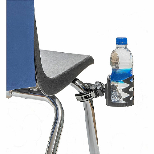 Seat Sack 48-Count Cup Holders Horizontal, Vertical - 3.5" Height x 6" Depth - Composite - Black - Adjustable Clamp, Expendable Base, Clip-on, Pivot, Non-slip, Textured, Removable, Swivel, Durable - 1 Carton (MOB1024XL)