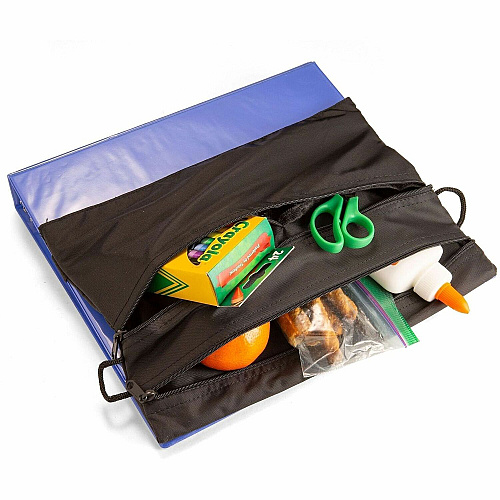 Seat Sack Strap-n-Sack Carrying Case (Pouch) Pencil - Black Ripstop Nylon Body - 8.5" Height x 11.5" Width - 1 Carton (87193)