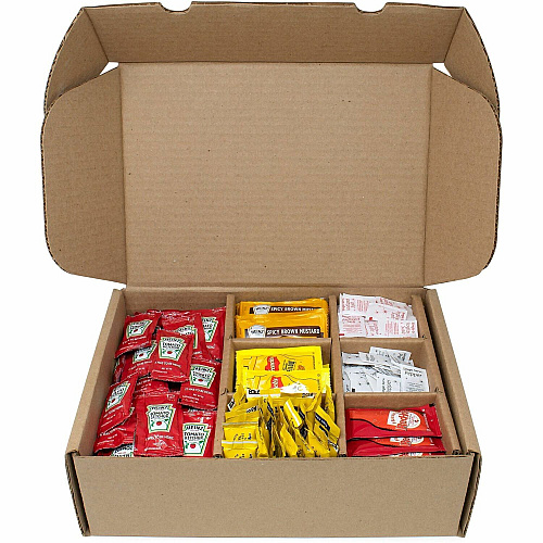 Snack Box Pros Condiments Snack Box Hot, Spicy Brown - 3.68 oz - 515 / Carton (70000074)