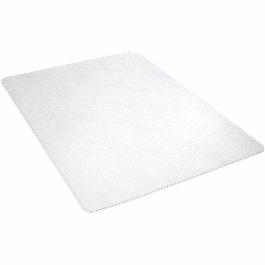 Deflecto SuperGrip Chairmat Hard Floor, Carpet, Chair - 60" Length x 46" Width - Lip Size 25" Length x 12" Width - Vinyl - Clear - 1 Each (CM23442FSPRC)