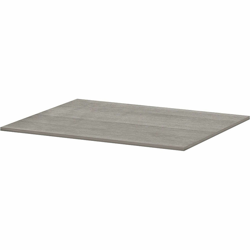 Lorell Essentials Modular Conference Tables 1" Height x 59" Width x 47" Depth - Band Edge - Weathered Charcoal Table Top - Modular, Eco-friendly - For Meeting, Office (LLR16323)