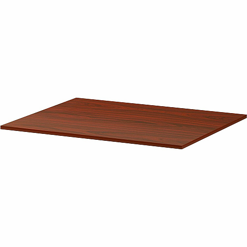 Lorell Essentials Modular Conference Tables 1" Height x 59" Width x 47" Depth - Band Edge - Mahogany Table Top - Modular, Eco-friendly - For Meeting, Office (LLR16320)