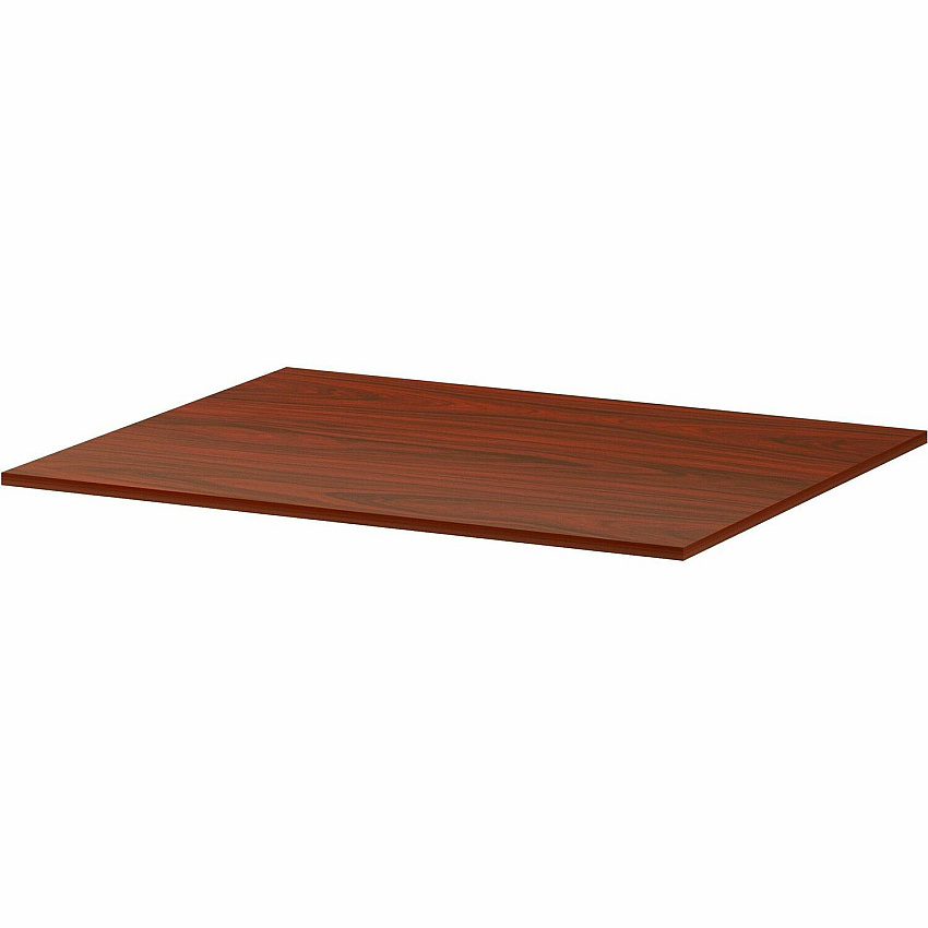 Lorell Essentials Modular Conference Tables 1" Height x 59" Width x 47" Depth - Band Edge - Mahogany Table Top - Modular, Eco-friendly - For Meeting, Office (LLR16320)