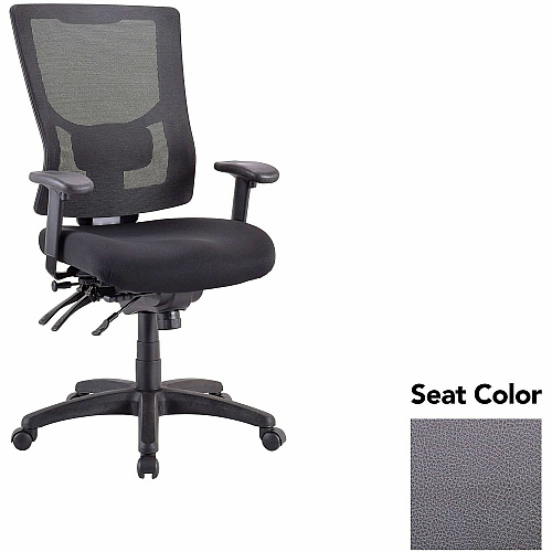 Lorell Multifunctional Mesh High-back Exec. Chair Canyon Carbon Seat Color - Mesh Back Material - High Back - 1 Each (LLR62000101)