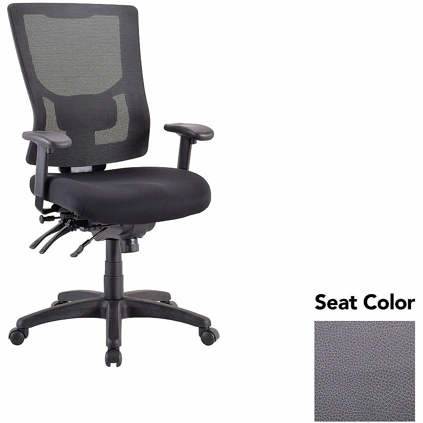Lorell Multifunctional Mesh High-back Exec. Chair Canyon Carbon Seat Color - Mesh Back Material - High Back - 1 Each (LLR62000101)