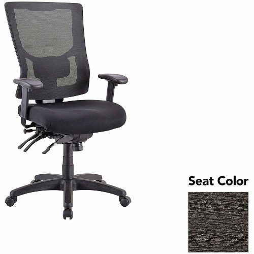 Lorell Multifunctional Mesh High-back Exec. Chair Fuse Pepper Seat Color - Mesh Back Material - High Back - 1 Each (LLR6200004)