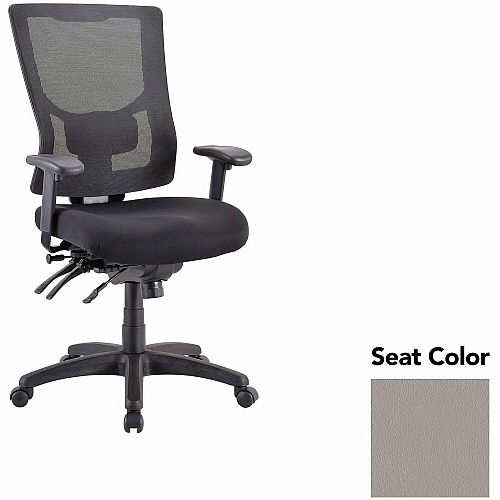 Lorell Multifunctional Mesh High-back Exec. Chair Castillo Metal Seat Color - Mesh Back Material - High Back - 1 Each (LLR62000071)