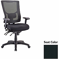 Lorell Multifunctional Mesh High-back Exec. Chair Dillon Black Seat Color - Mesh Back Material - High Back - 1 Each (LLR62000076)