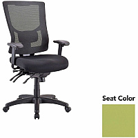 Lorell Multifunctional Mesh High-back Exec. Chair Dillon Apple Green Seat Color - Mesh Back Material - High Back - 1 Each (LLR62000009)