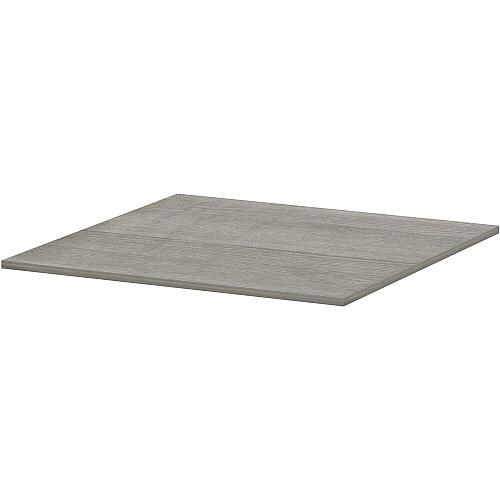 Lorell Essentials Modular Conference Tables 47" Width x 47" Thickness x 1" Length - Band Edge - Weathered Charcoal Table Top - Modular, Eco-friendly - For Meeting, Office (LLR16343)